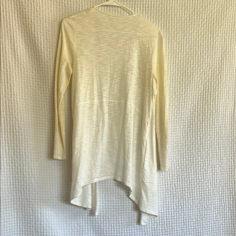 Chico's Cream Long Cardigan